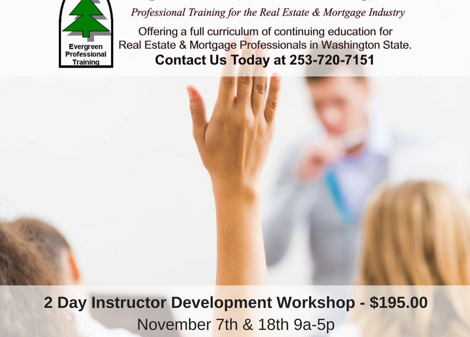 Become a Certified Real Estate Instructor